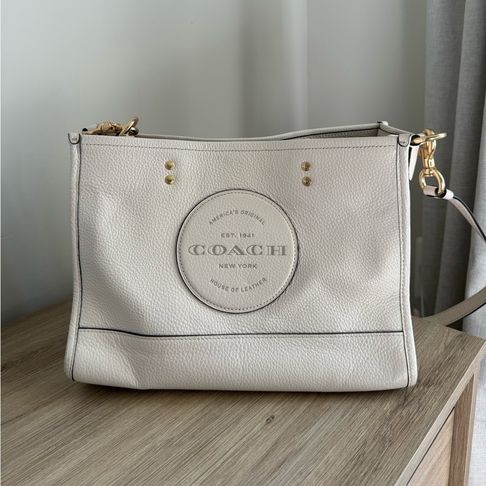 Coach White Toe Bag